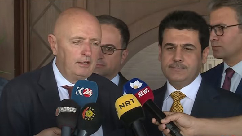 Georges Dallemagne, head of Belgian parliament’s foreign affairs committee at the Kurdistan Region Parliament, Oct. 12, 2021. (Photo: Kurdistan 24)